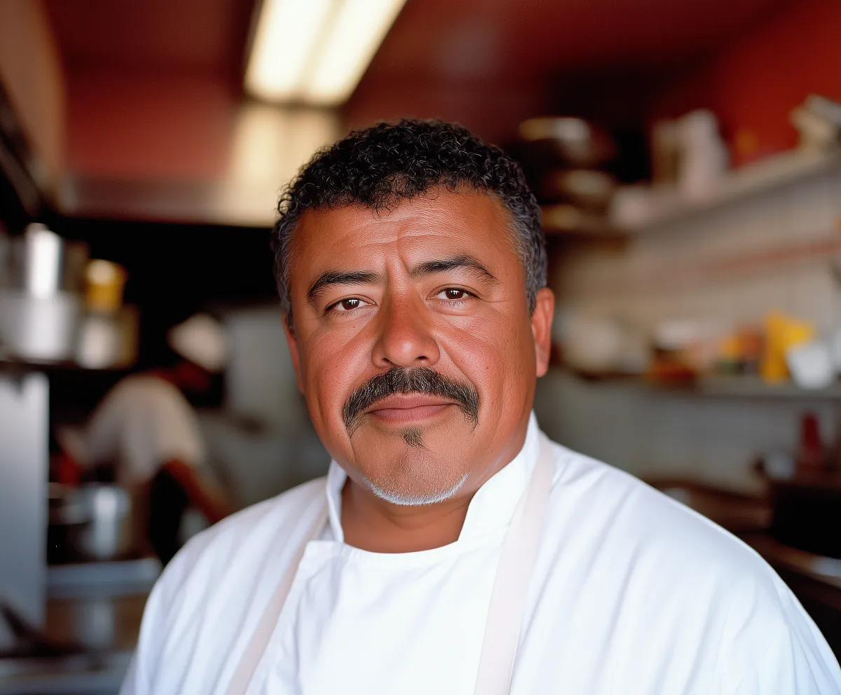 Coach principal sorrindo em ambiente profissional